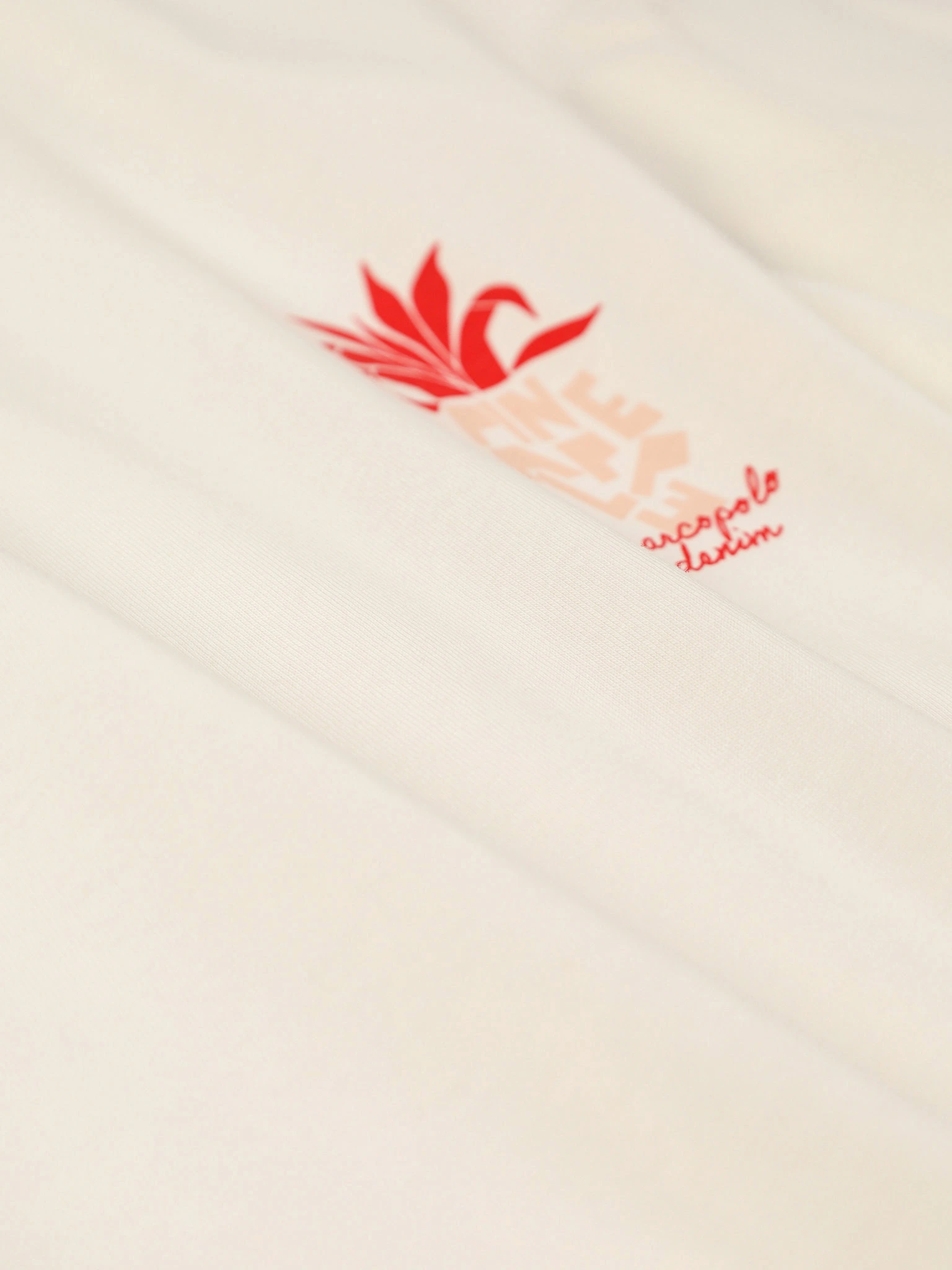 Футболка молочного цвета из хлопка